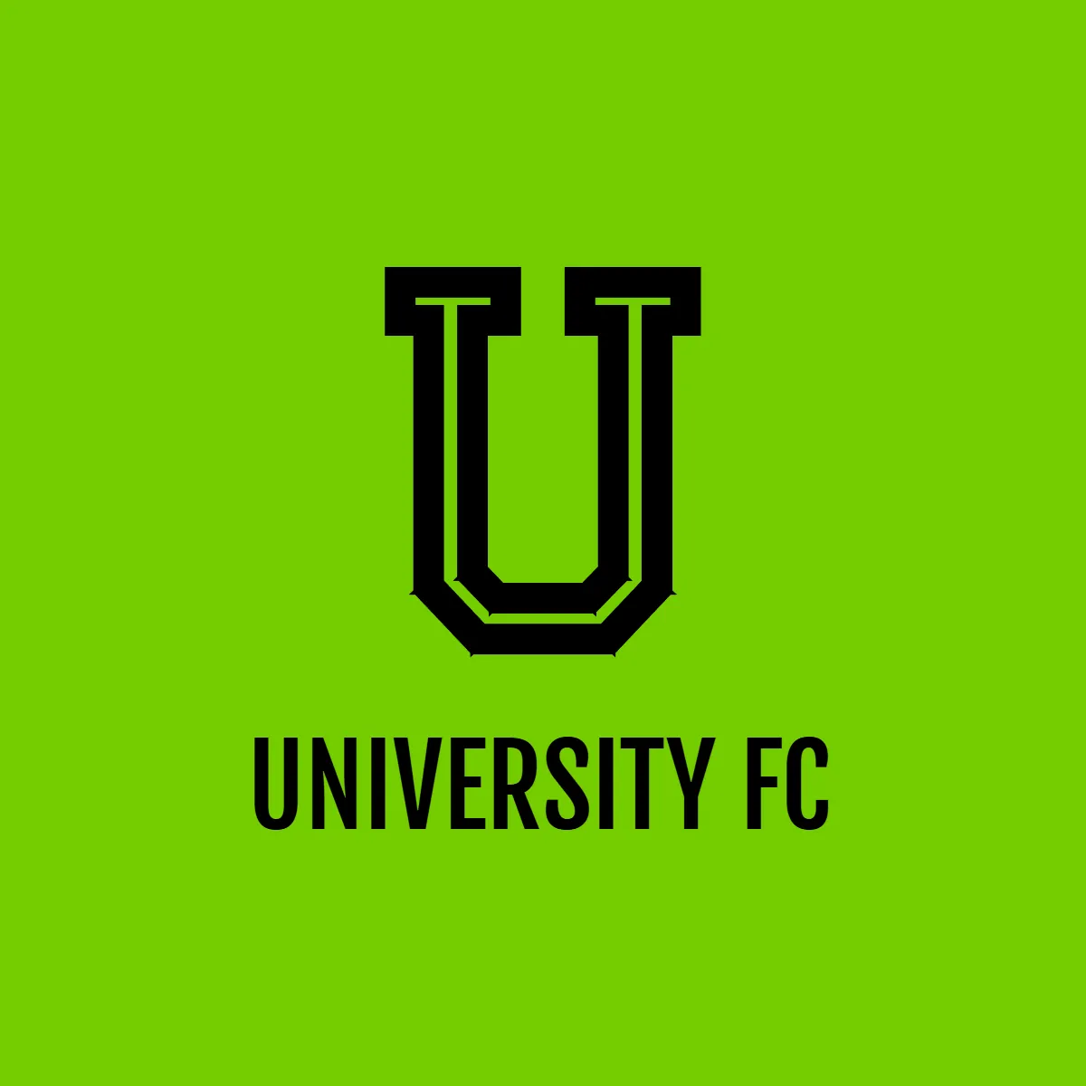 Free Lettermark Football Logo Template to Edit Online