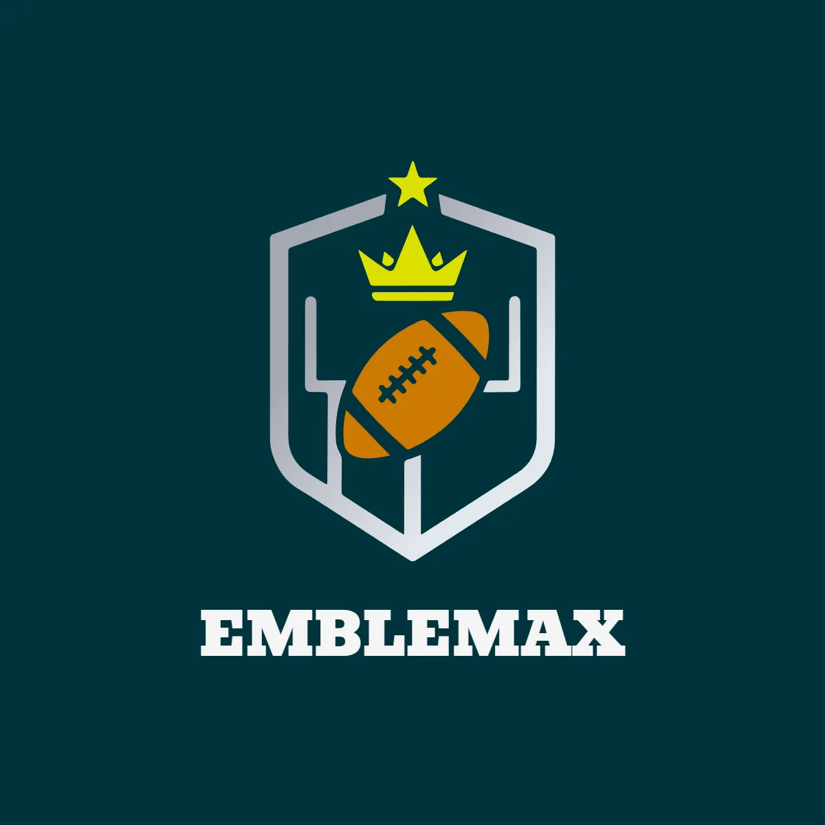 Free Emblem Football Logo Template to Edit Online