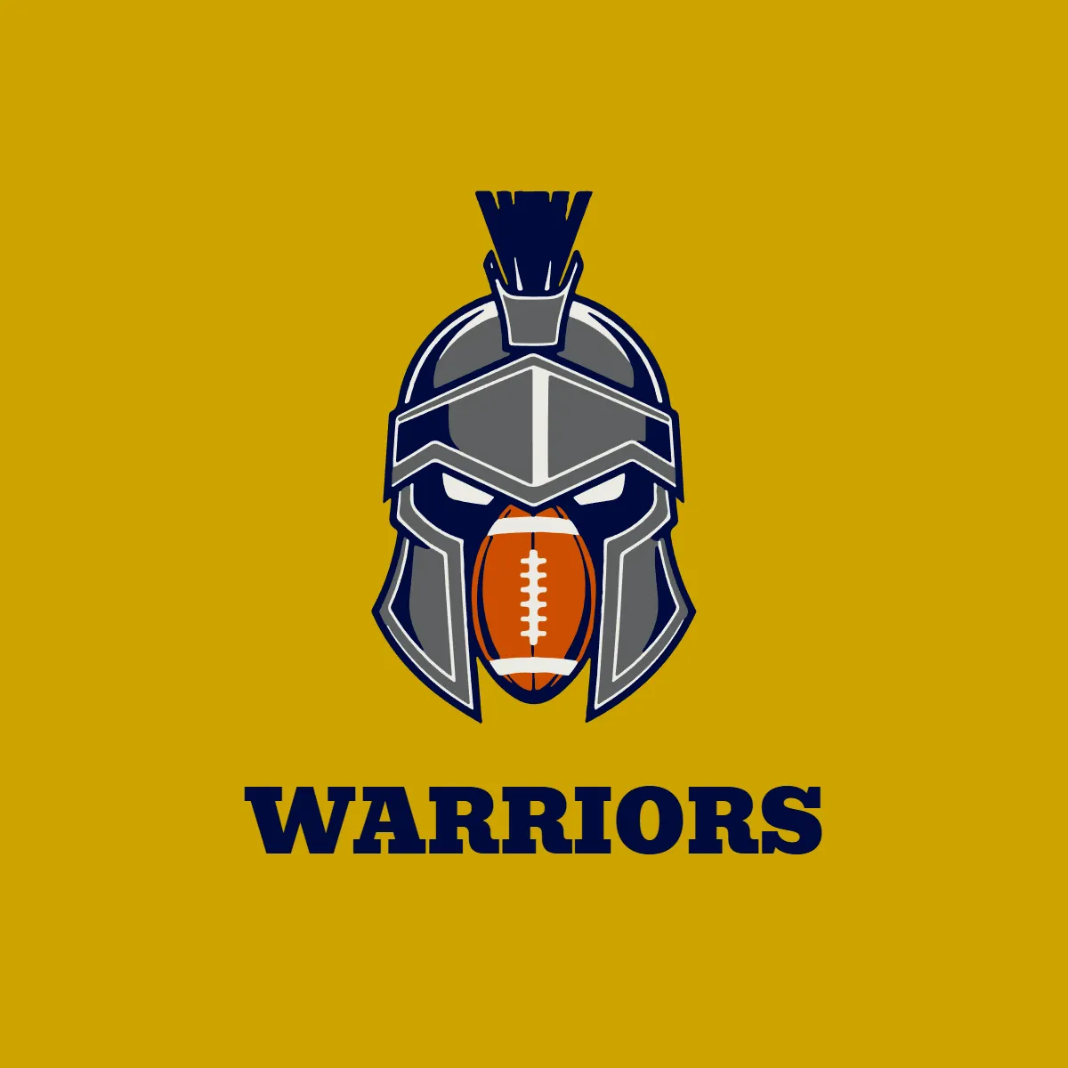 Free Warrior Football Logo Template to Edit Online