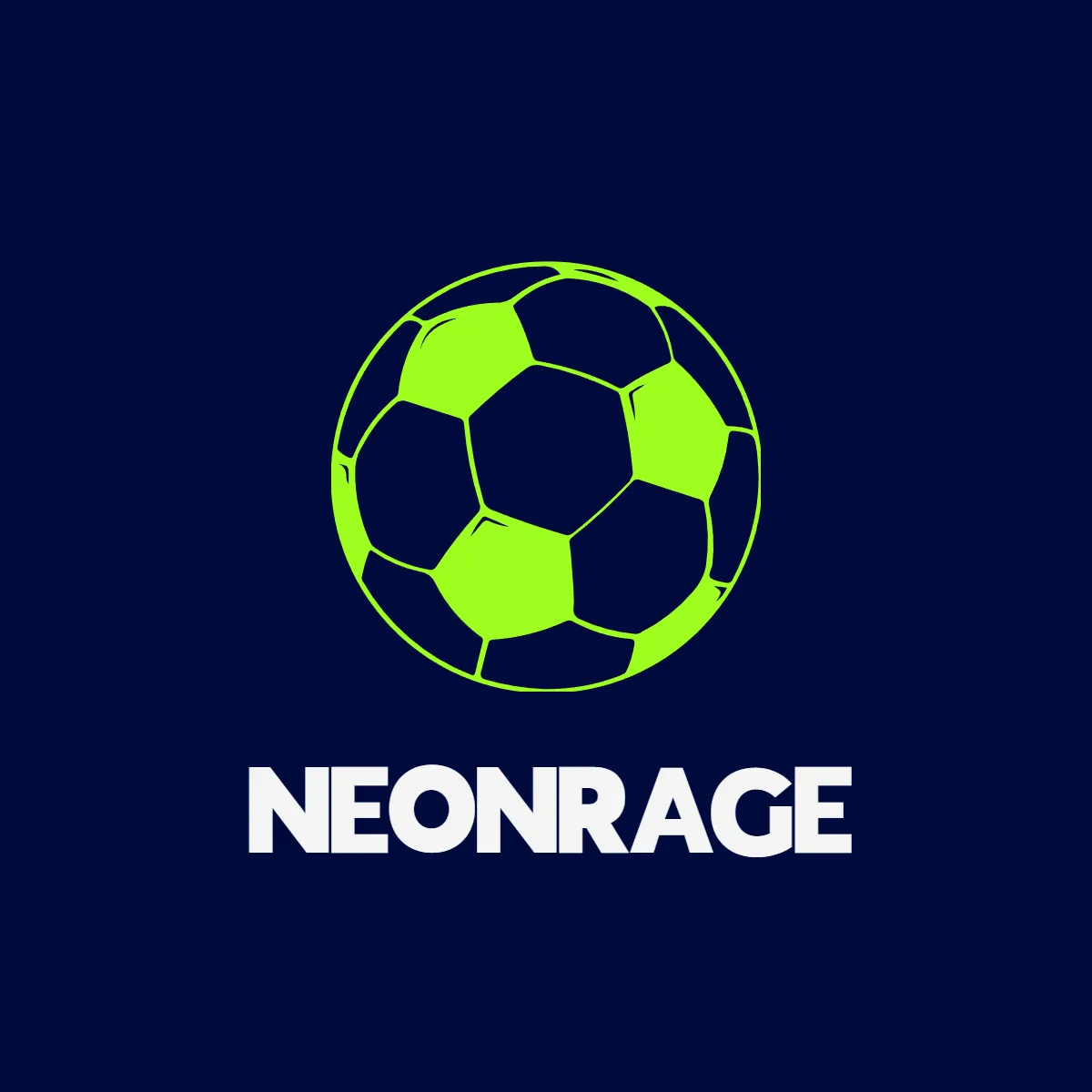 Free Neon Football Logo to Edit Online