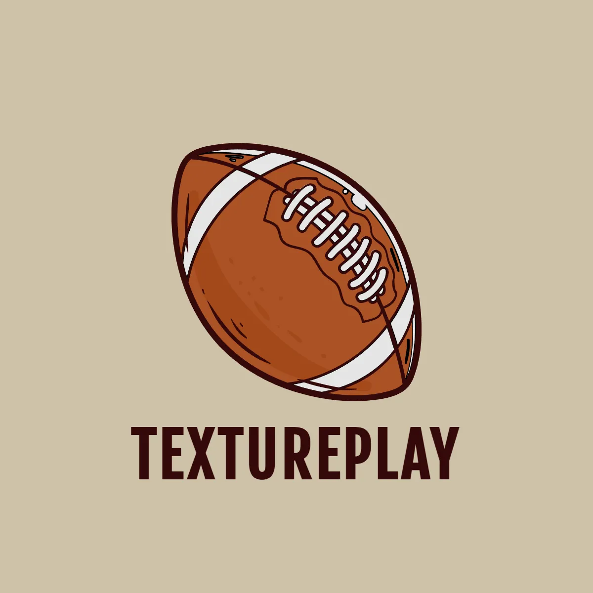 Free Textured Football Logo to Edit Online
