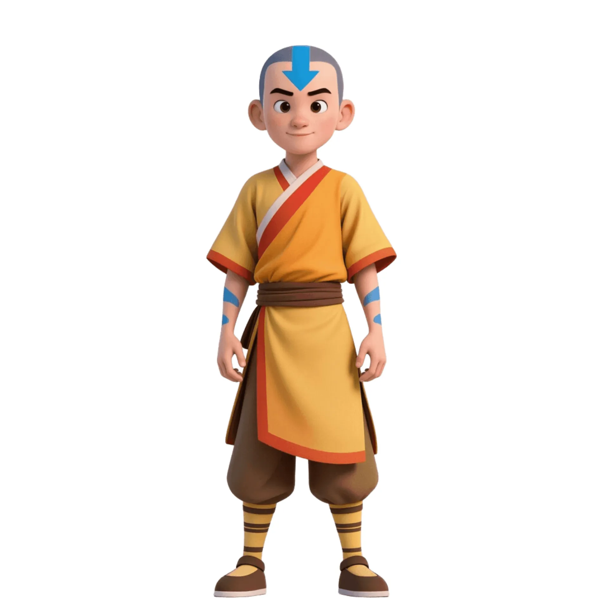 Free Avatar Aang Character to Edit Online