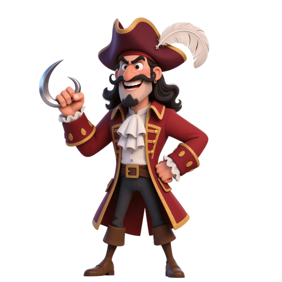 Free Captain Hook Character to Edit Online