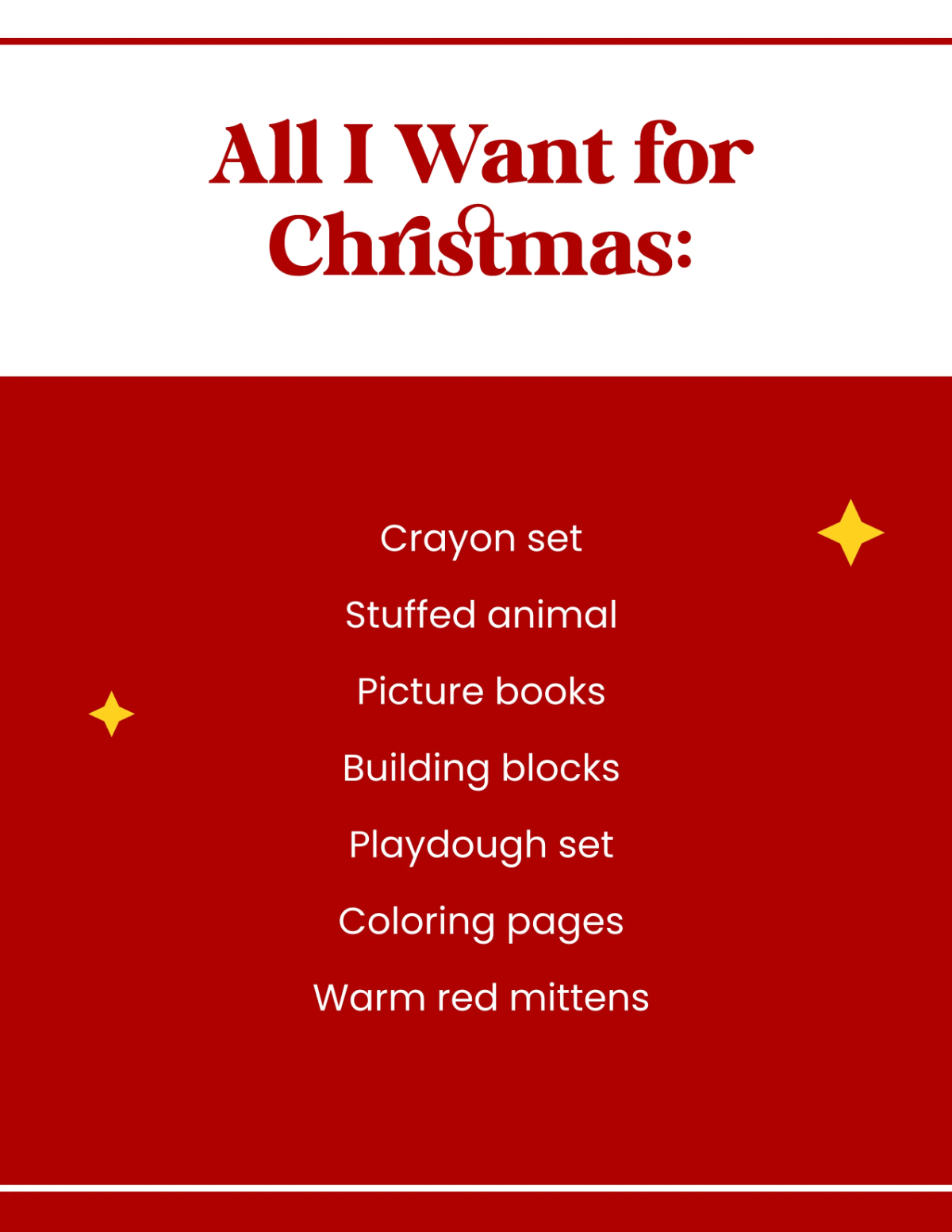 Free Red Preschool Christmas List Template to Edit Online Free Red Preschool Christmas List Template to Edit Online