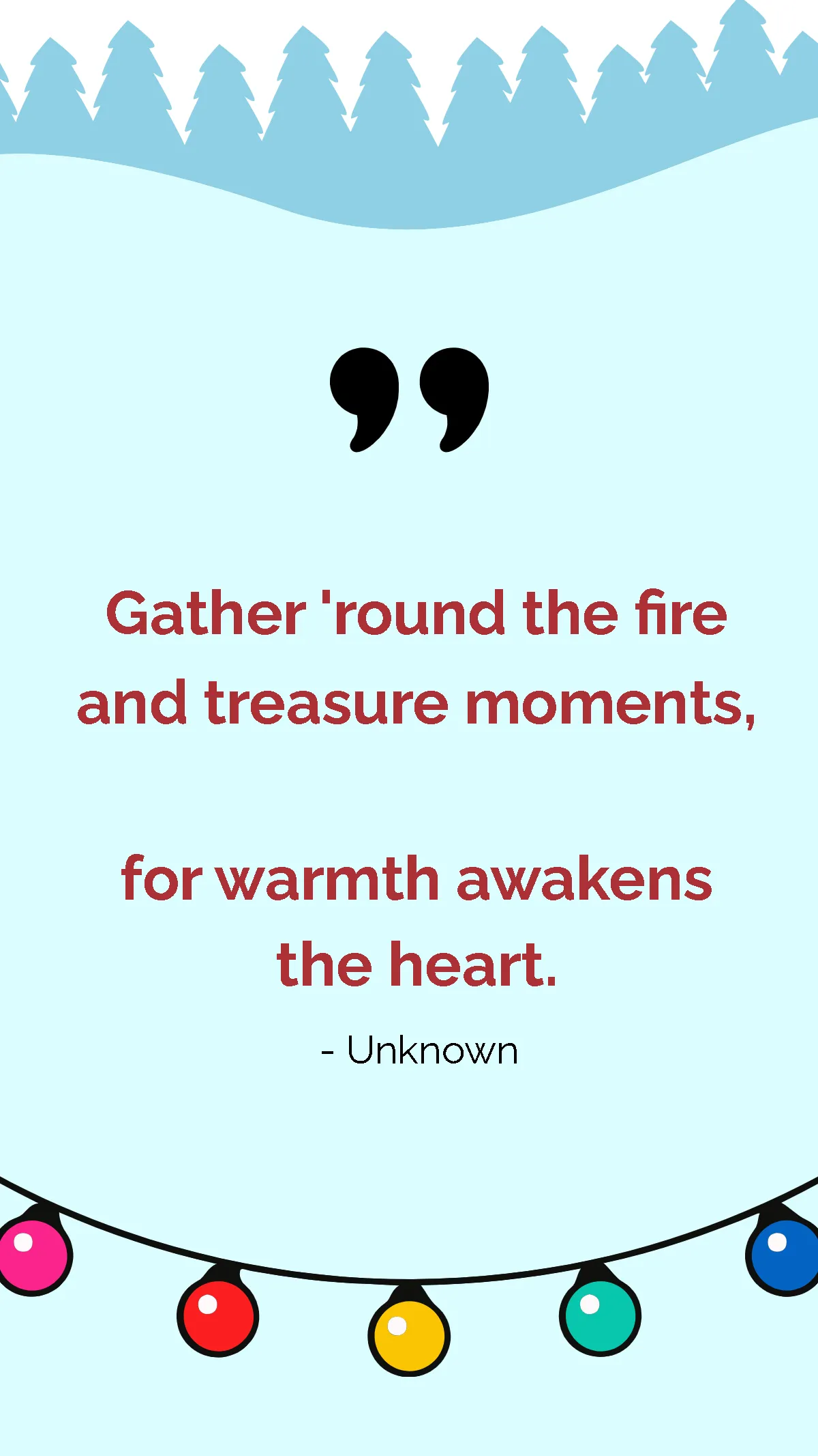 Rustic Christmas Quote Template Rustic Christmas Quote Template