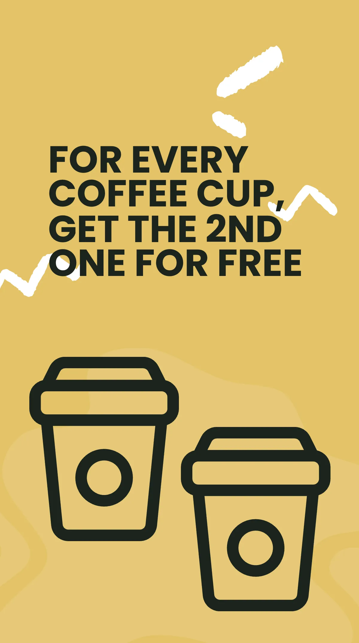 Free Coffee Shop Promotion Instagram Story Template to Edit Online