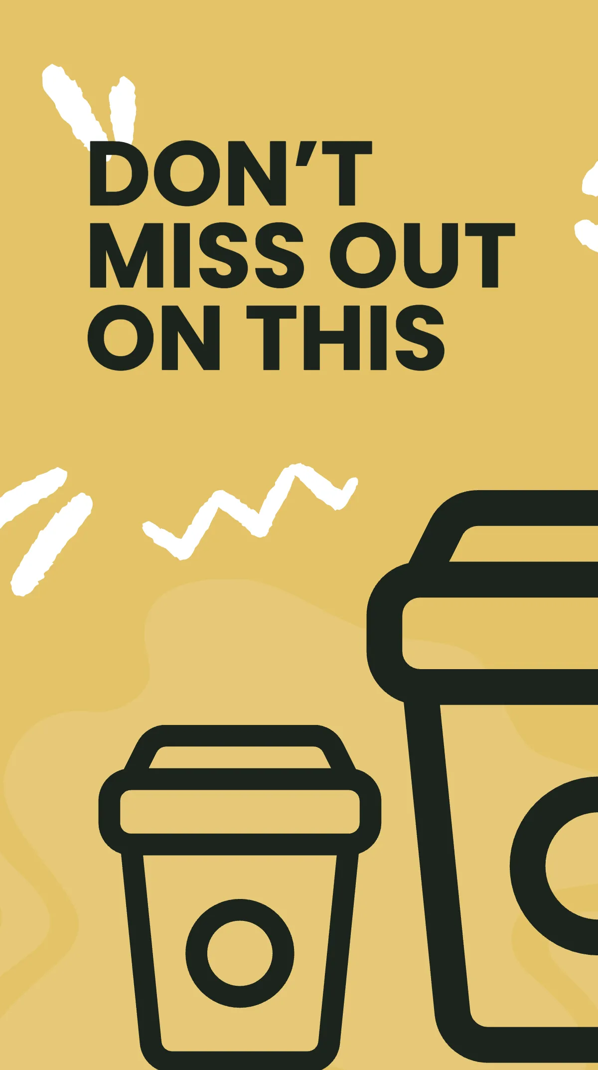 Free Coffee Shop Promotion Instagram Story Template to Edit Online