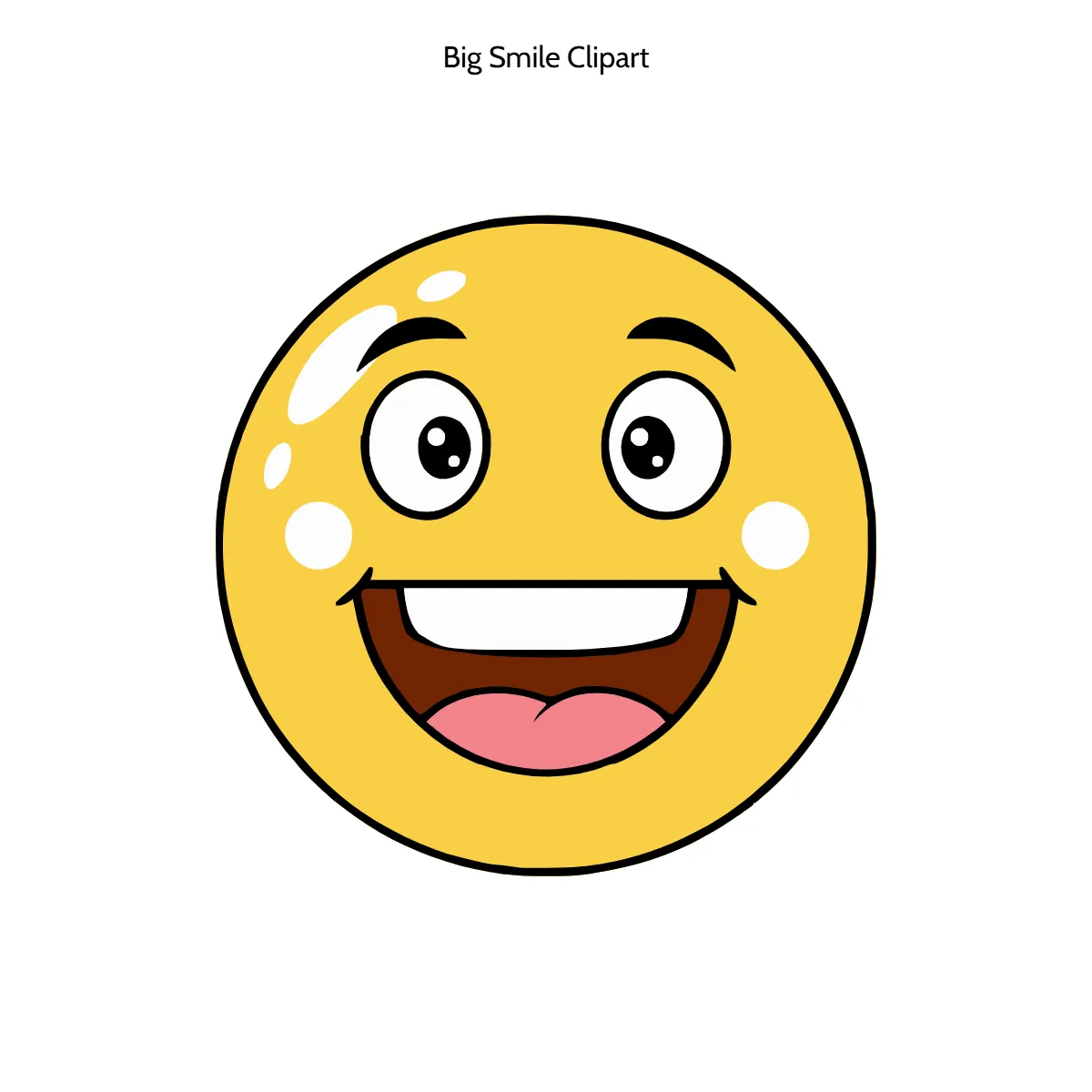 Free Big Smile Vector Clipart (PNG, SVG) to Edit Online