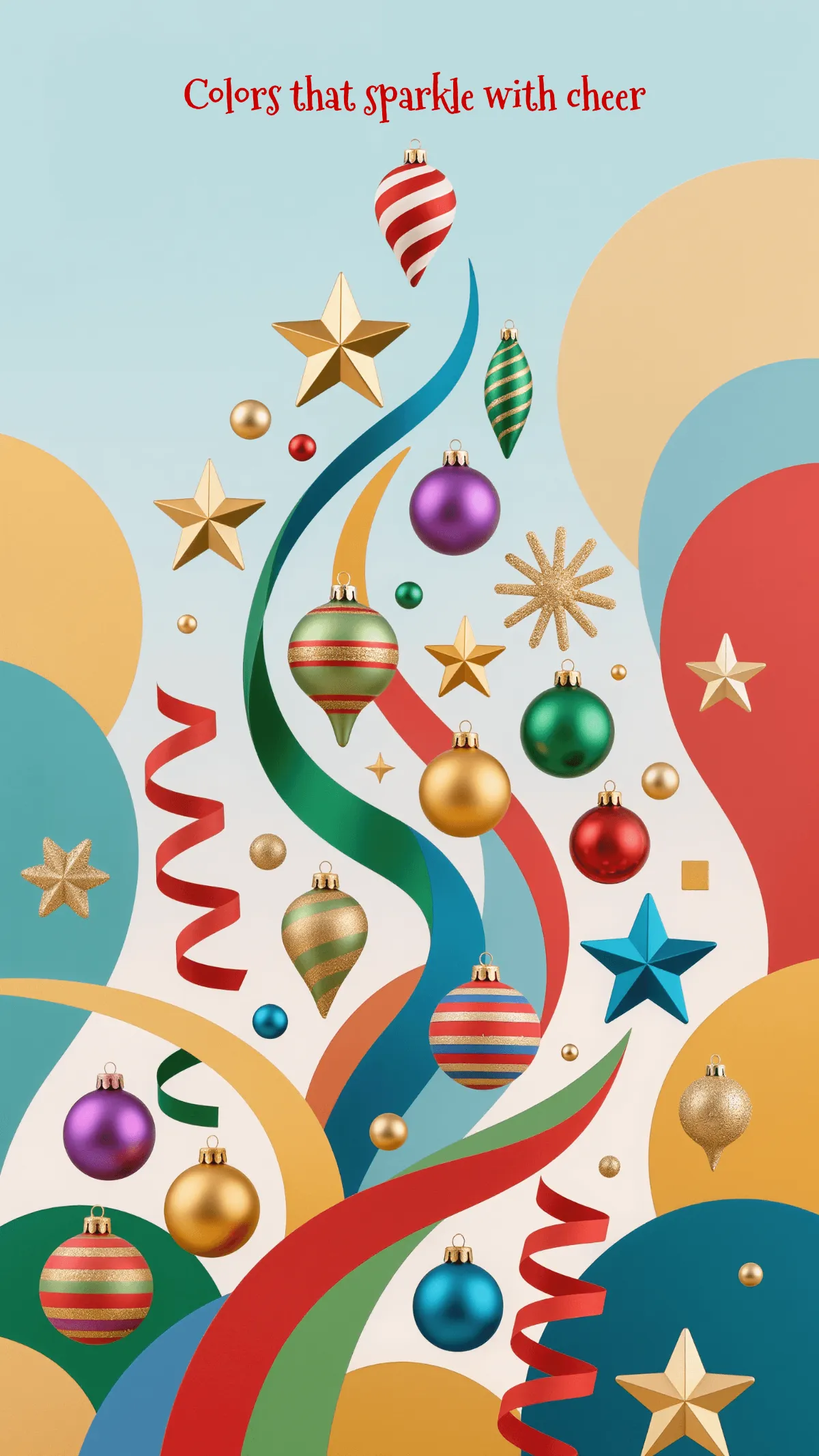 Colorful Holiday Wallpaper Template Colorful Holiday Wallpaper Template