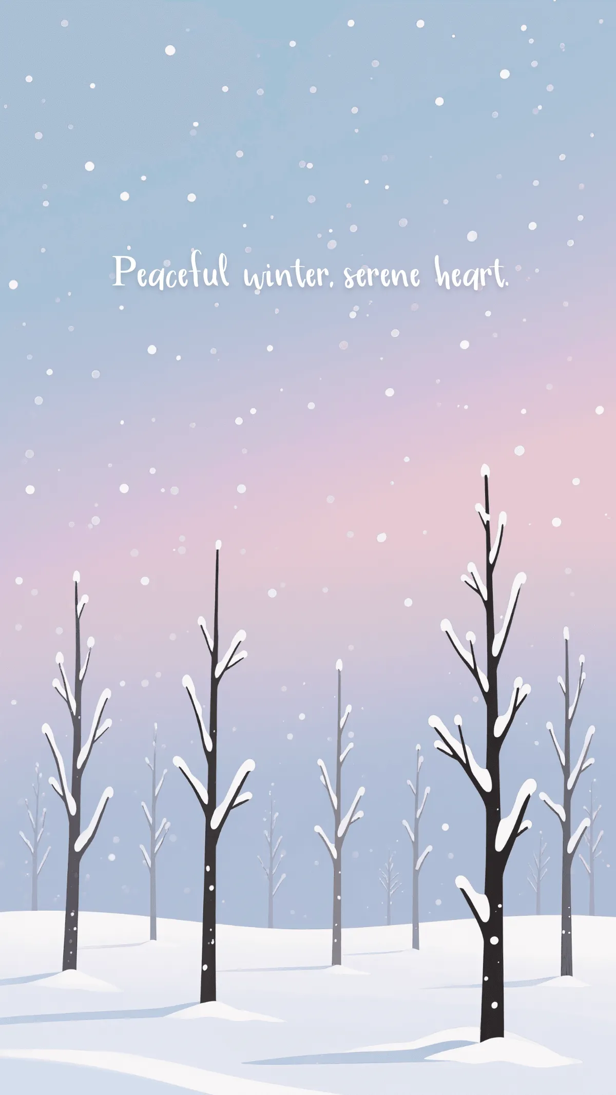 Aesthetic Winter Wallpaper Template Aesthetic Winter Wallpaper Template