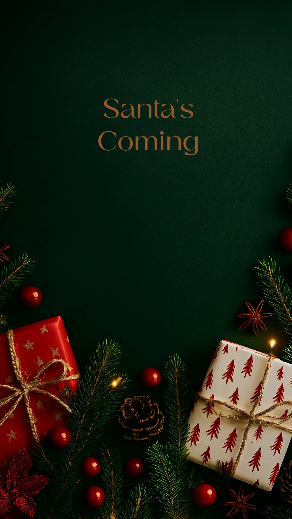 Free Merry Holiday Wallpaper Template to Edit Online