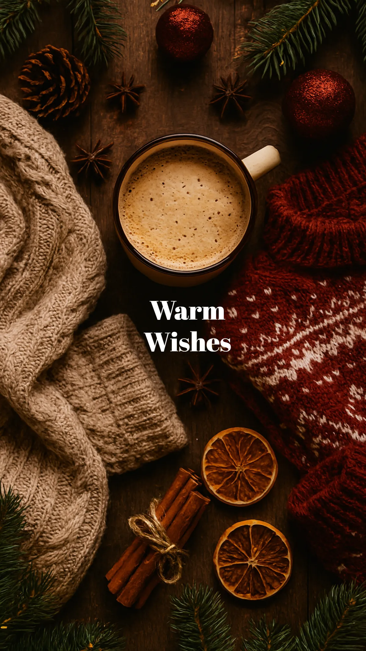Cozy Winter Wallpaper Template Cozy Winter Wallpaper Template