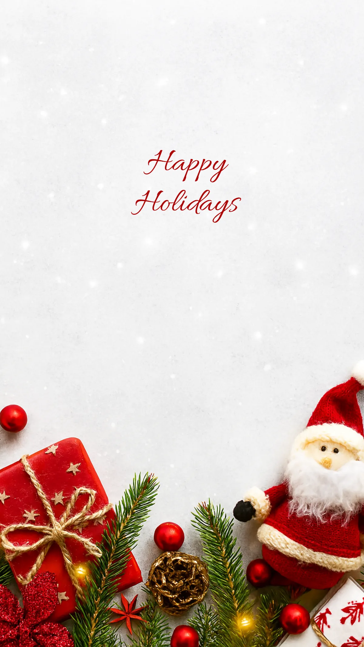 Free Modern Santa Wallpaper Template to Edit Online