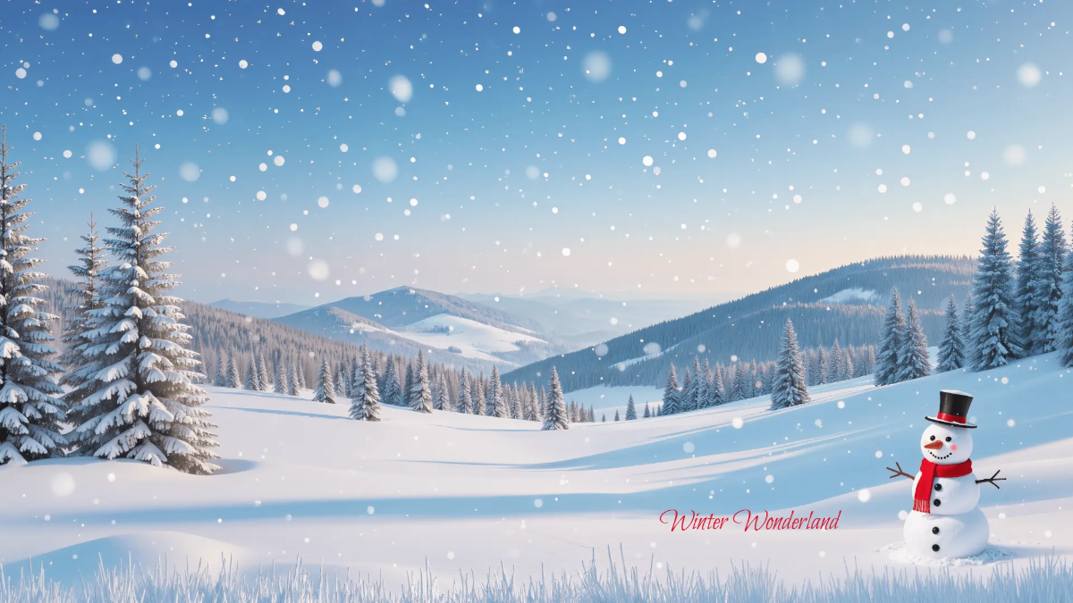 Free Christmas Scene Background Template to Edit Online