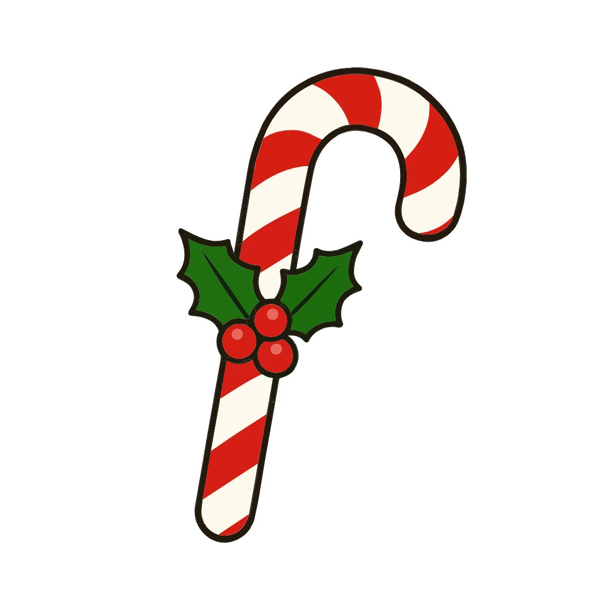 Free Candy Cane Christmas Template to Edit Online