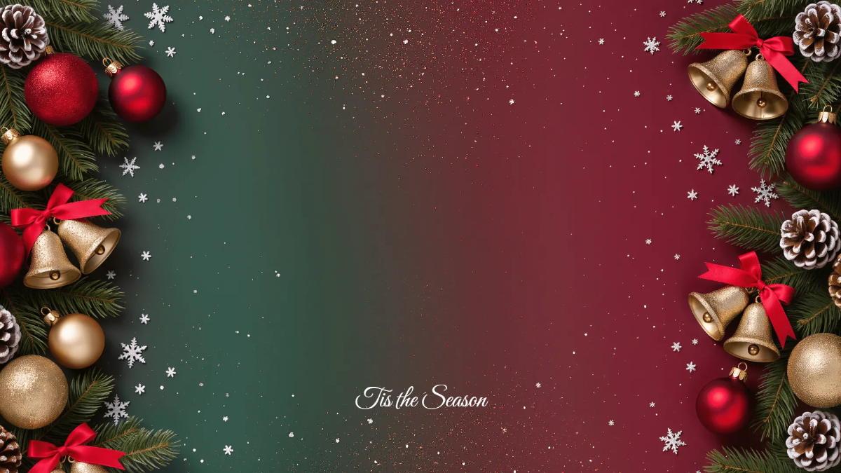 Free Professional Christmas Background Template to Edit Online