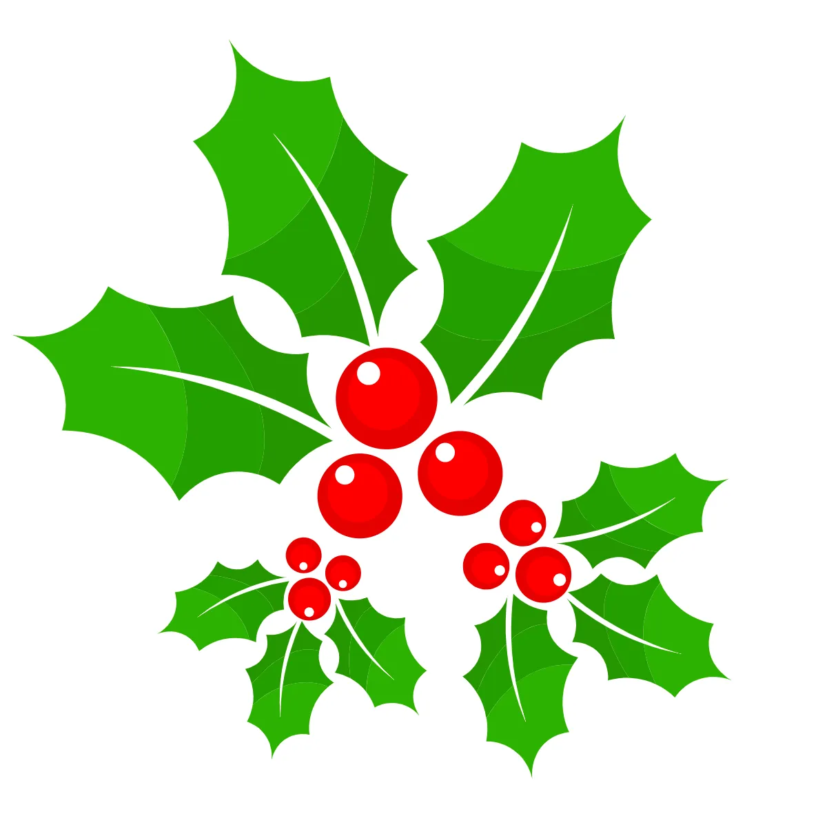 Free Holly & Berries Christmas Template to Edit Online