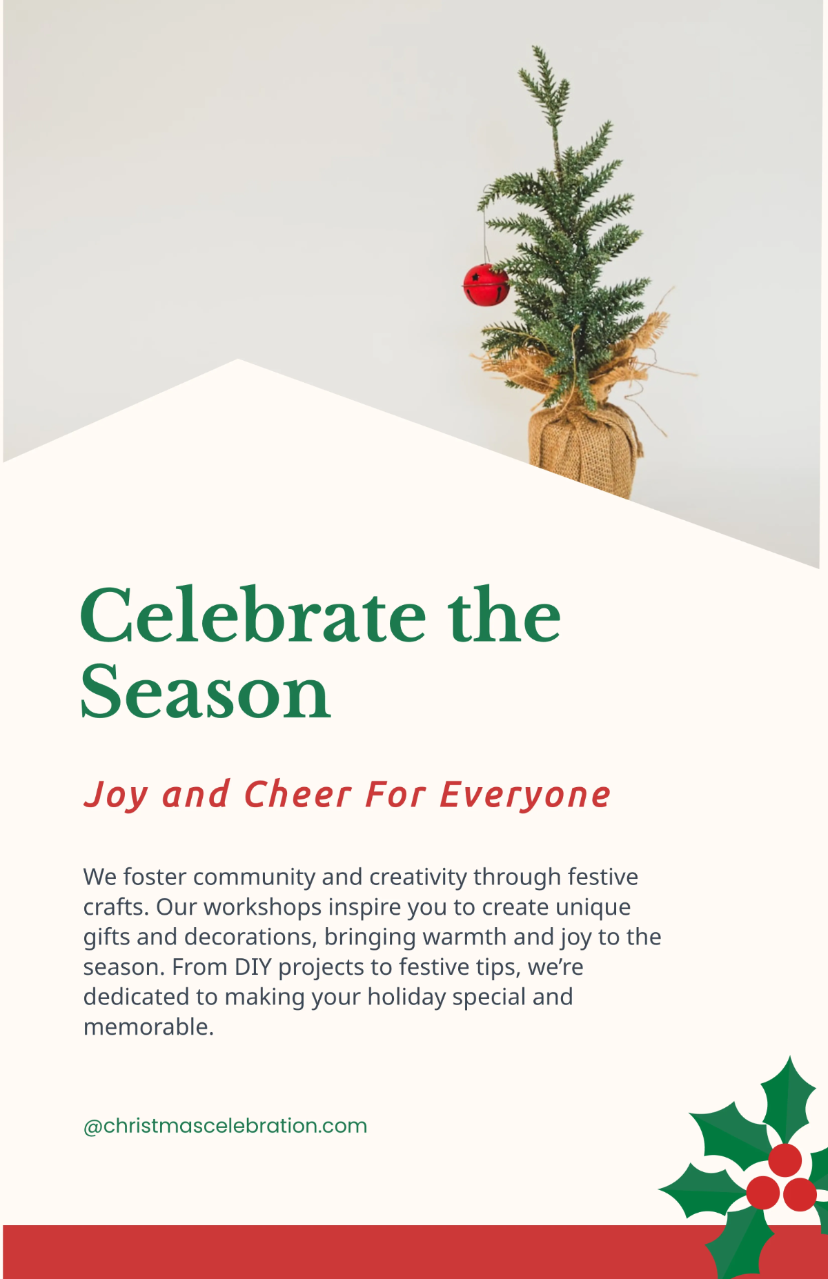 Free Plain Christmas Poster Template to Edit Online Free Plain Christmas Poster Template to Edit Online