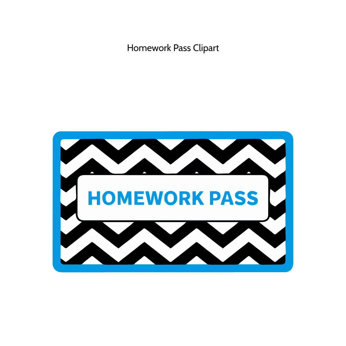 Free Homework Pass Vector Clipart (PNG, SVG) to Edit Online