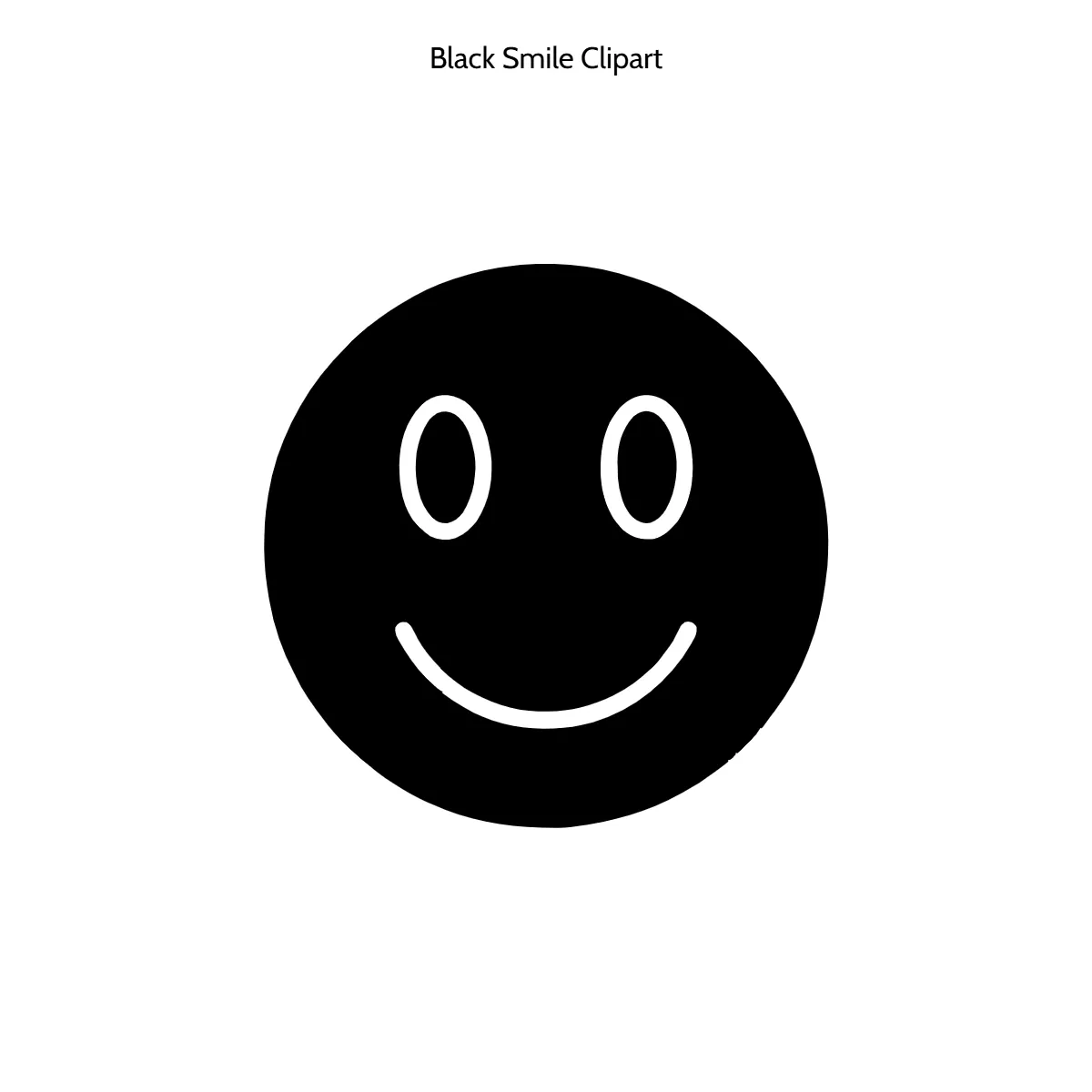 Free Black Smile Vector Clipart (PNG, SVG) to Edit Online