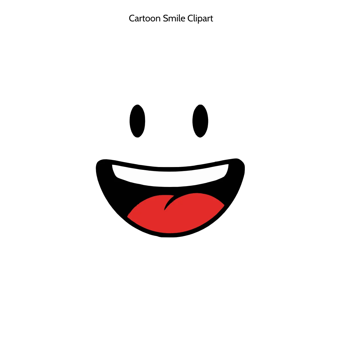Free Cartoon Smile Cartoon Vector Clipart (PNG, SVG) to Edit Online