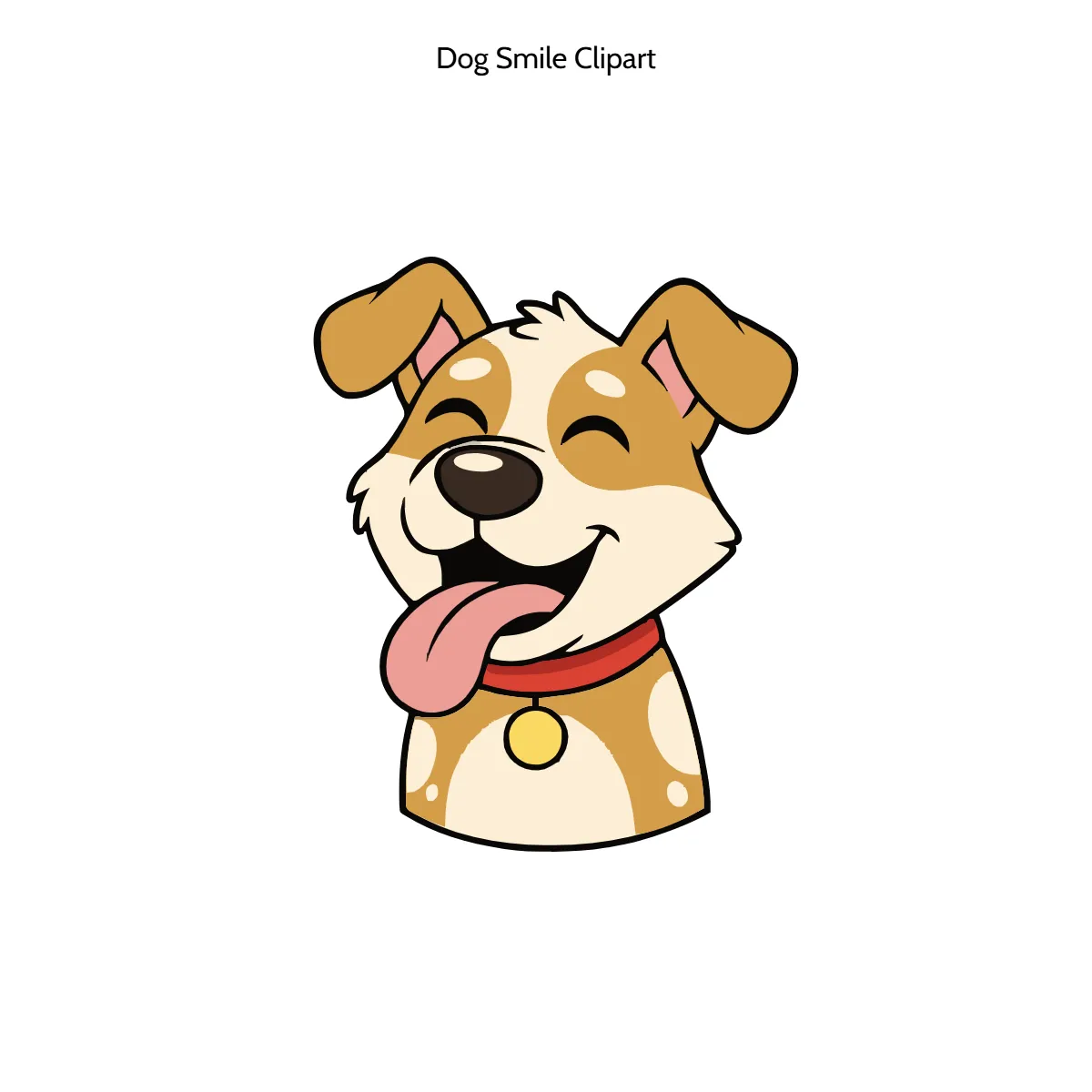Free Dog Smile Vector Clipart (PNG, SVG) to Edit Online