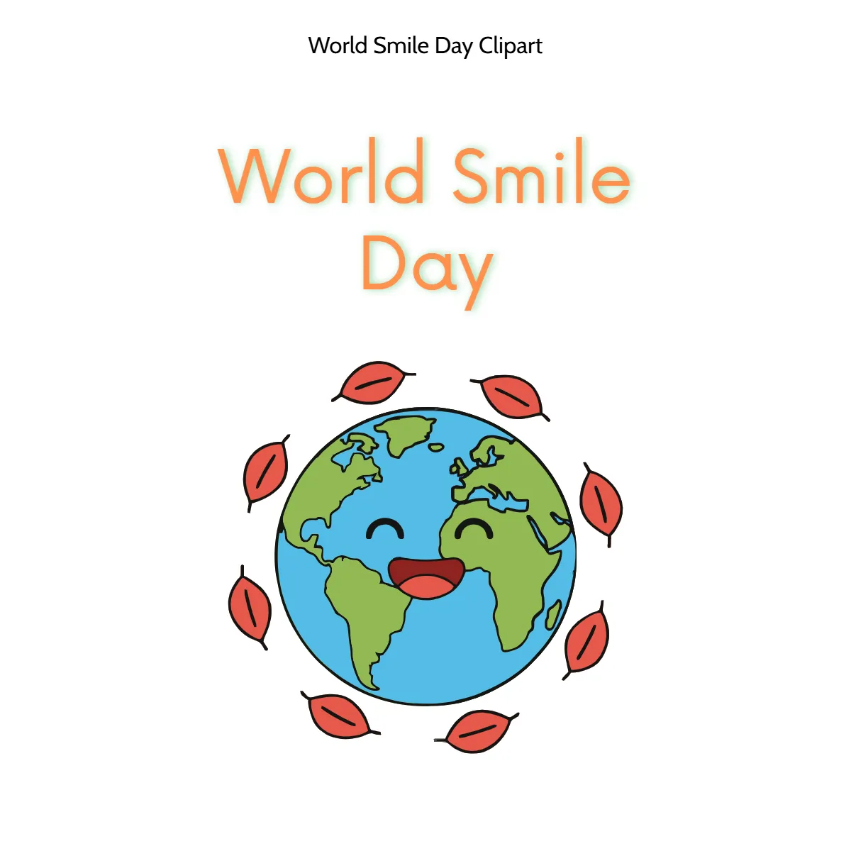 Free World Smile Day Vector Clipart (PNG, SVG) to Edit Online