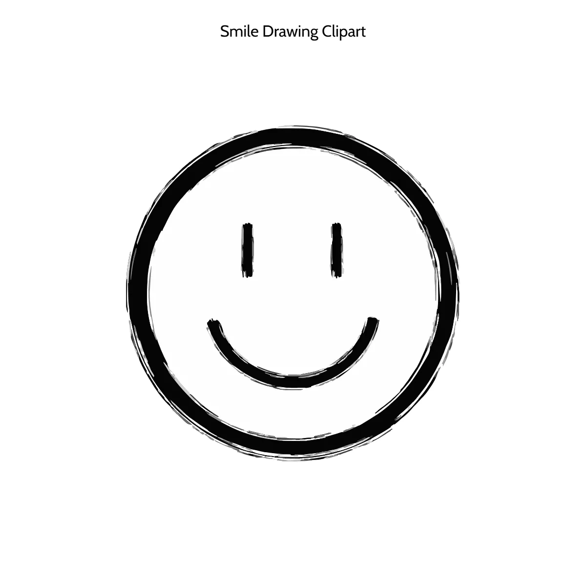 Free Smile Drawing Vector Clipart (PNG, SVG) to Edit Online