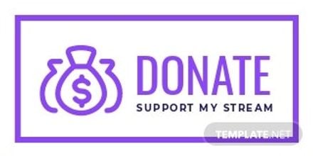 Donations Twitch Panel