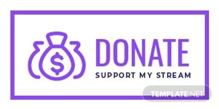 free twitch donate panels