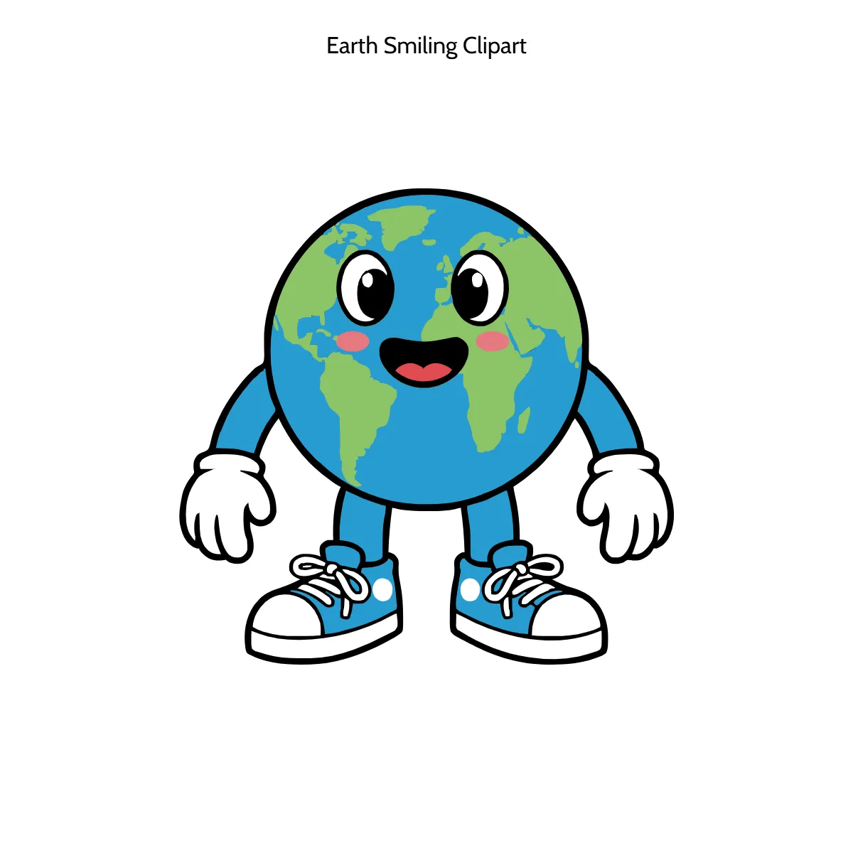 Free Earth Smiling Vector Clipart (PNG, SVG) to Edit Online