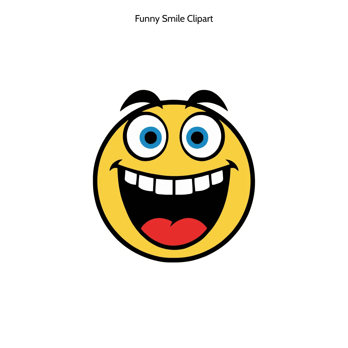 Free Funny Smile Vector Clipart (PNG, SVG) to Edit Online