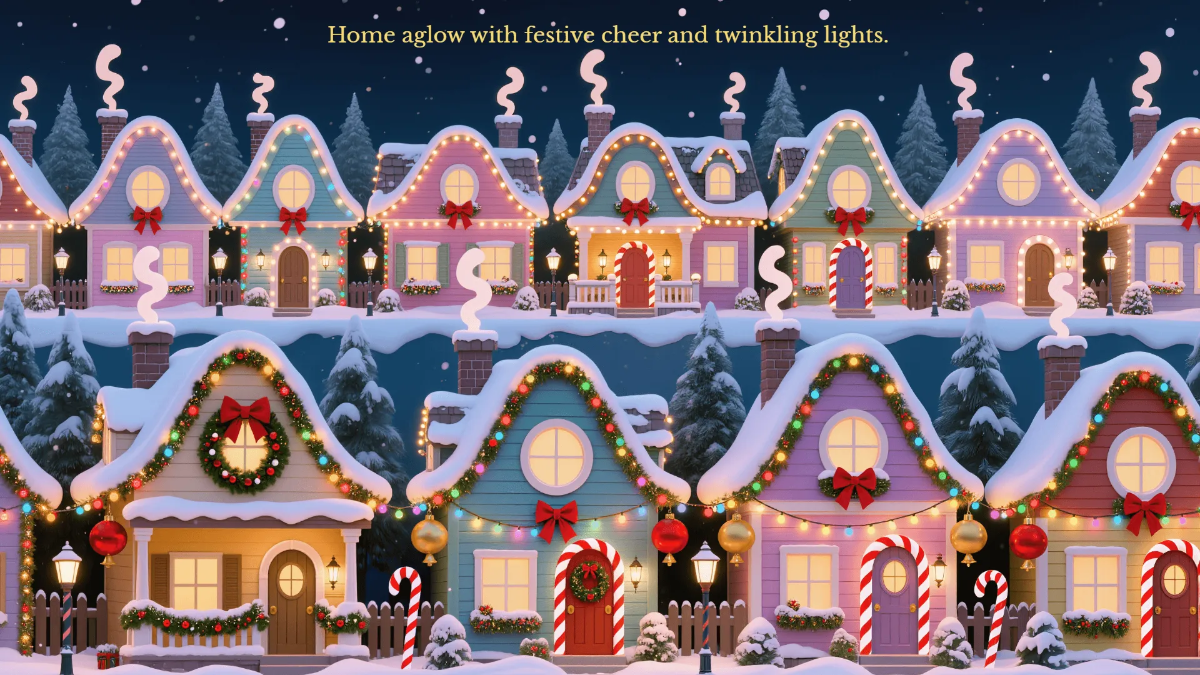 Free Home Christmas Background Template to Edit Online