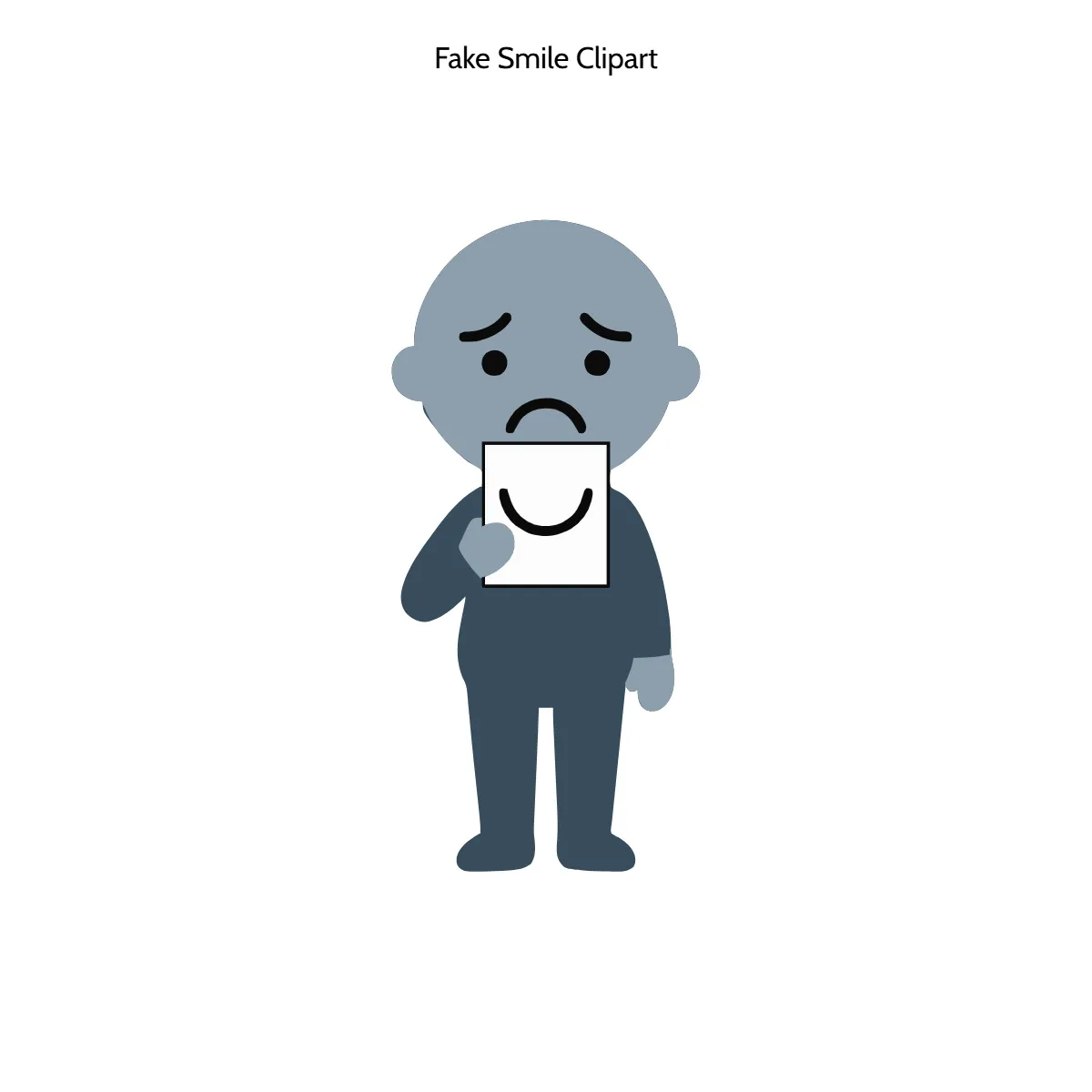 Free Fake Smile Vector Clipart (PNG, SVG) to Edit Online