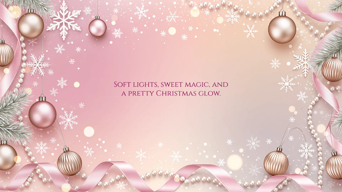Pretty Christmas Background Template Pretty Christmas Background Template