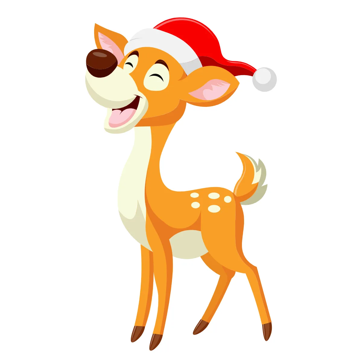 Free Reindeer Silhouette Clipart Template to Edit Online