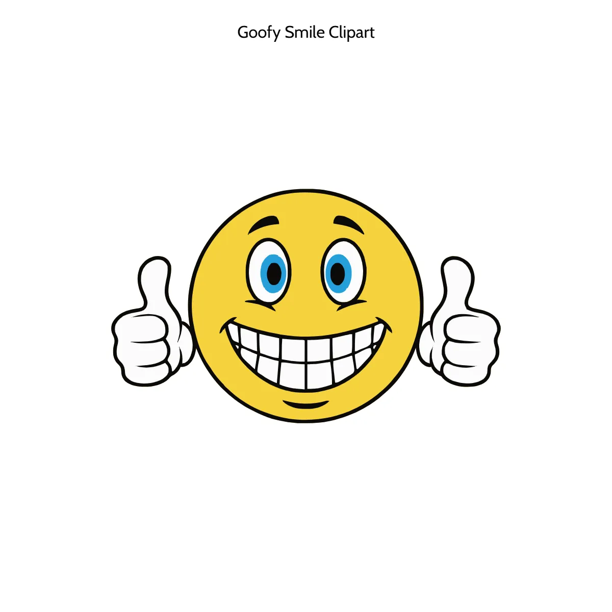 Free Goofy Smile Clipart Template to Edit Online