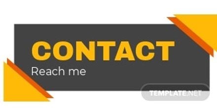 Free Contact Twitch Panel Template