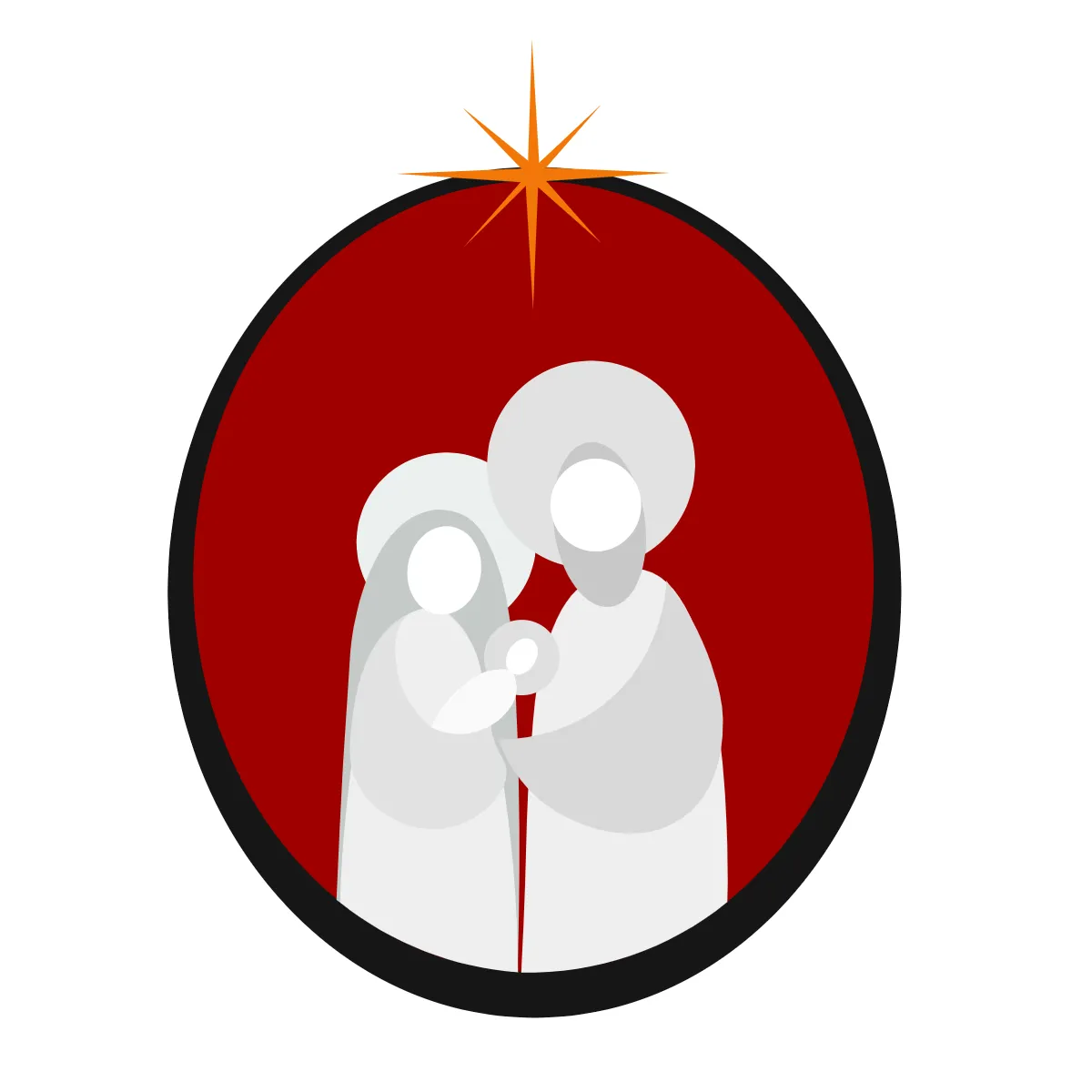 Free Nativity Star Symbol Clipart Template to Edit Online