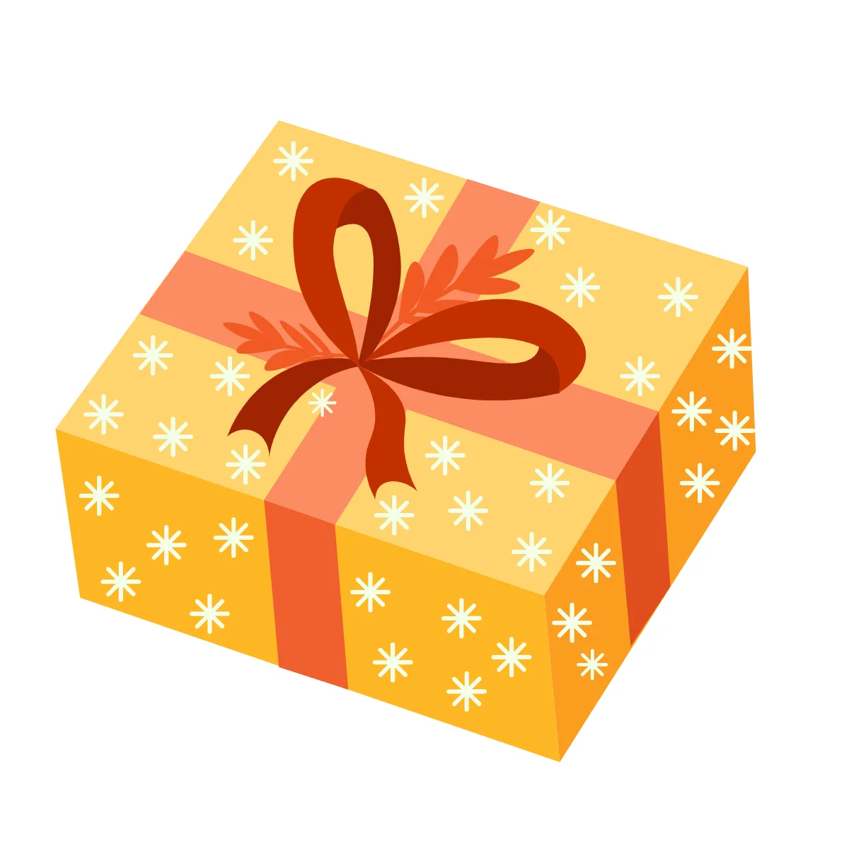 Free Wrapped Gift Box Clipart Template to Edit Online