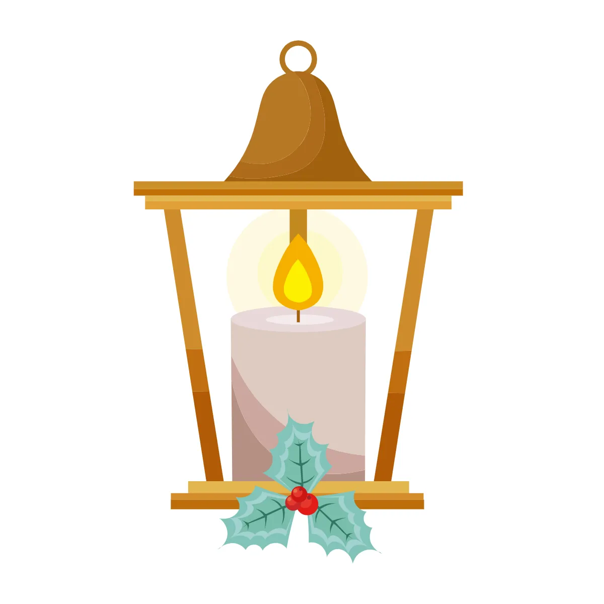 Free Christmas Lantern Clipart Template to Edit Online