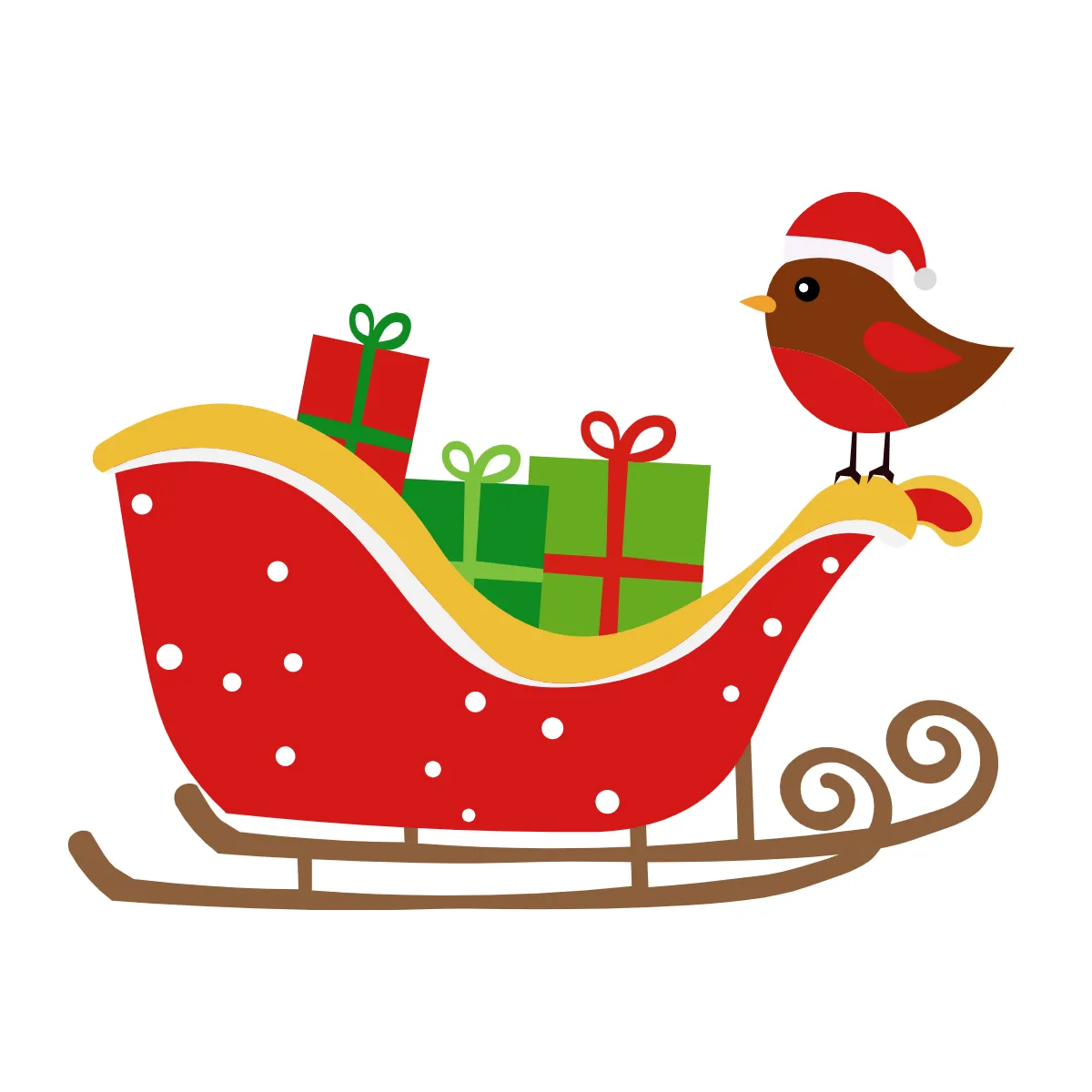Free Sleigh Ride Clipart Template to Edit Online