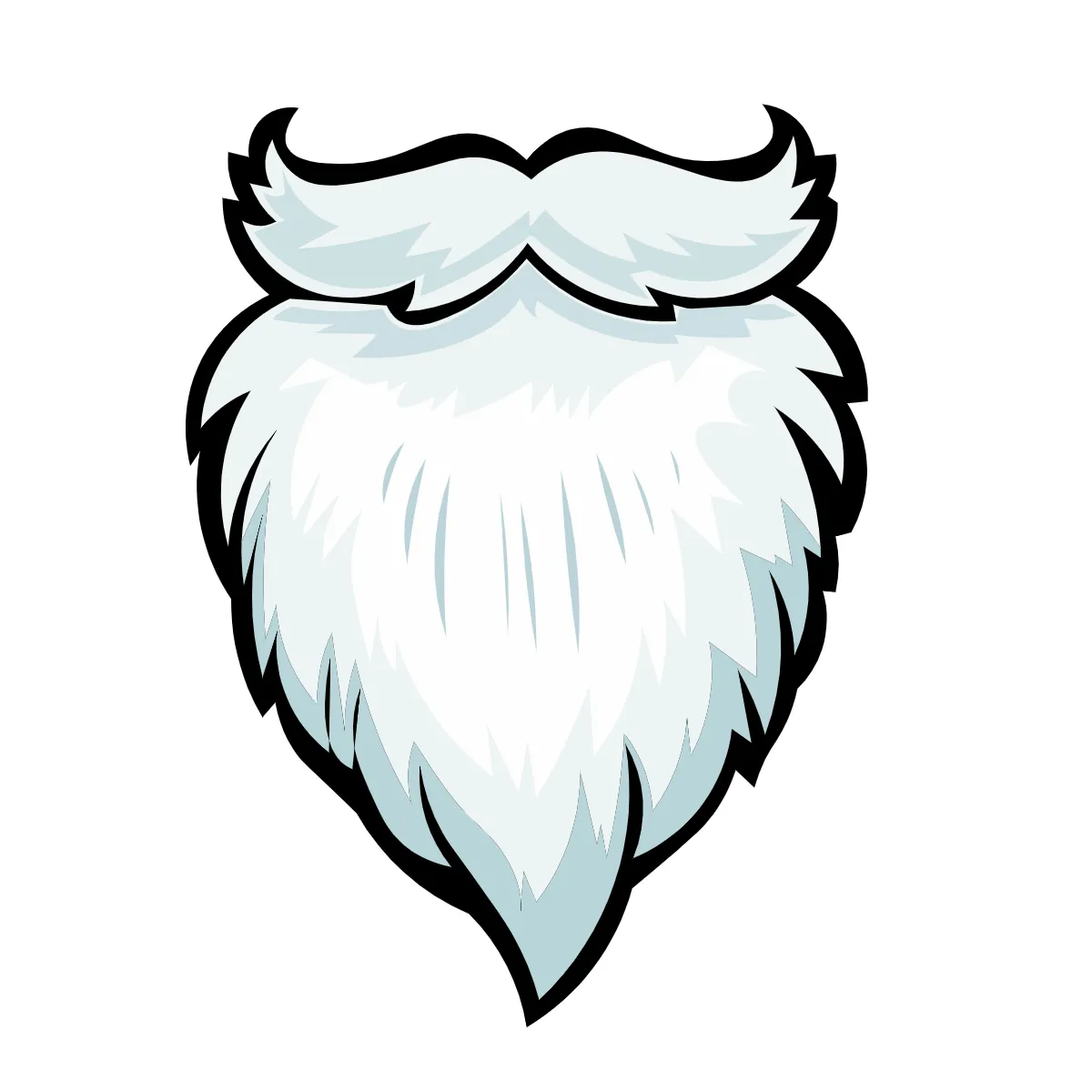 Free Santa Beard Clipart Template to Edit Online