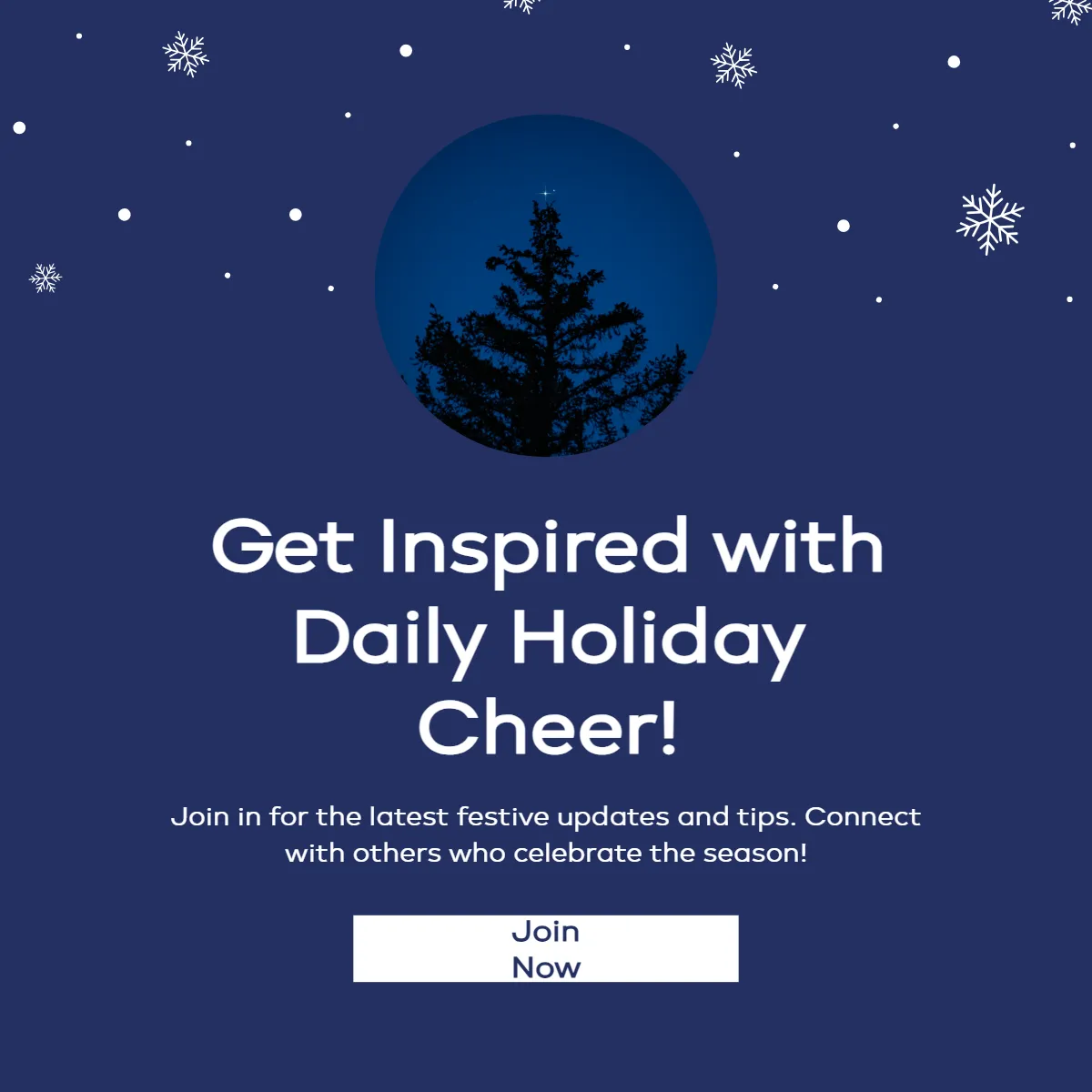 Free Cool Christmas Facebook Post Template to Edit Online