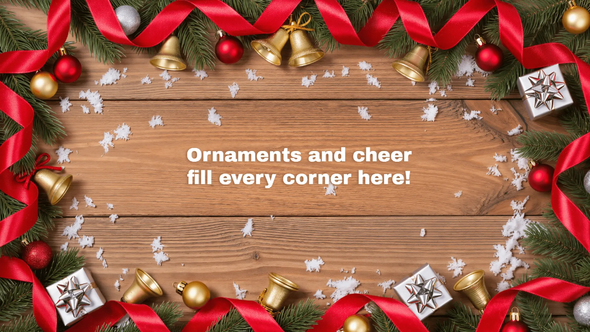 Free Christmas Decor Background Template to Edit Online