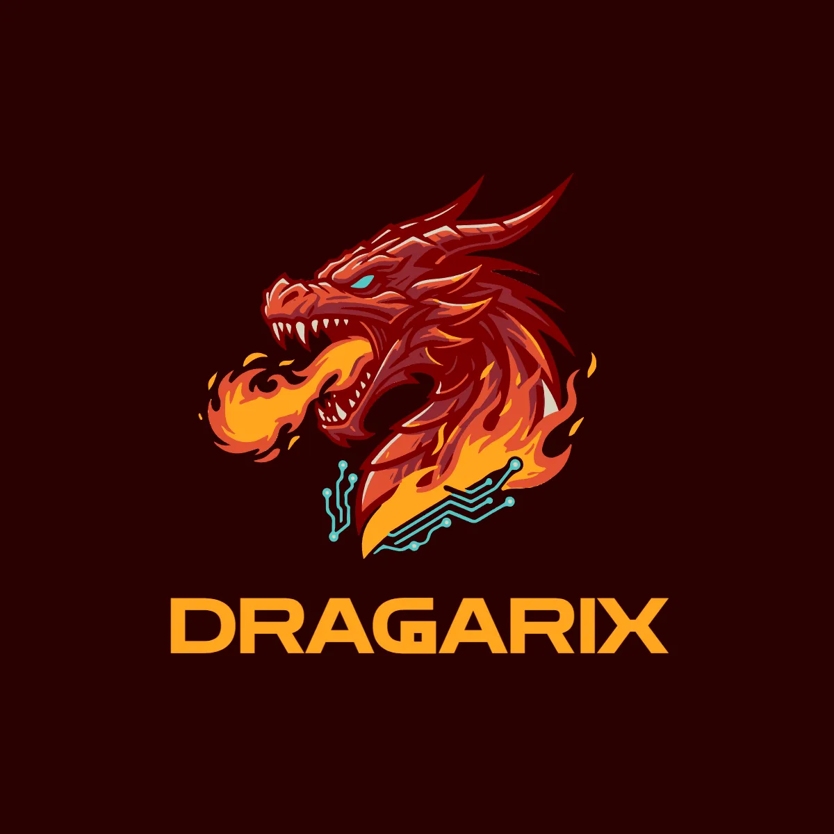 Free Dragonfire Gaming Logo Template to Edit Online