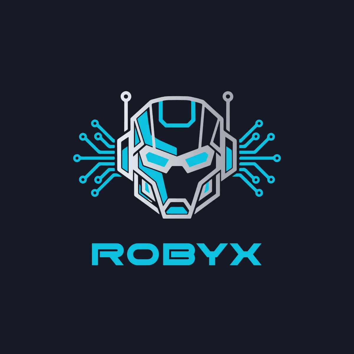 Free Robotic Gaming Logo Template to Edit Online