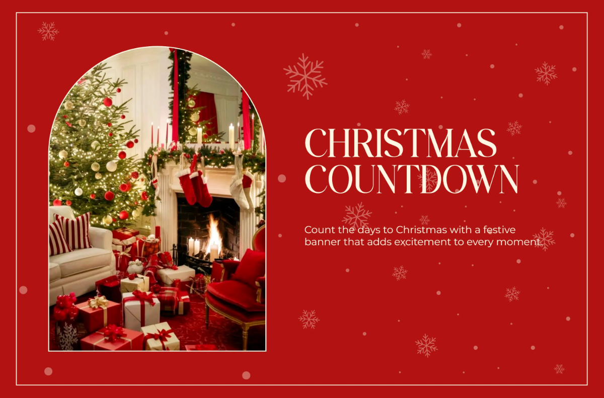Free Christmas Countdown Banner Template to Edit Online