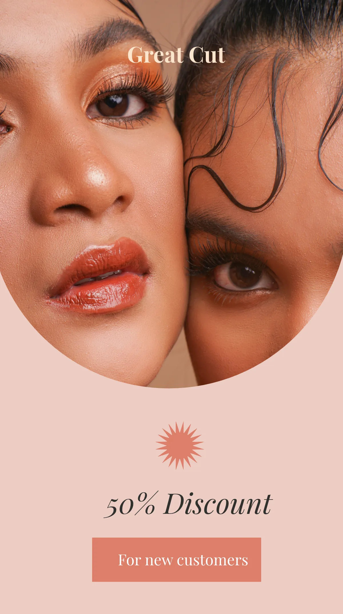 Free Hair Salon Promotion Instagram Story Template to Edit Online