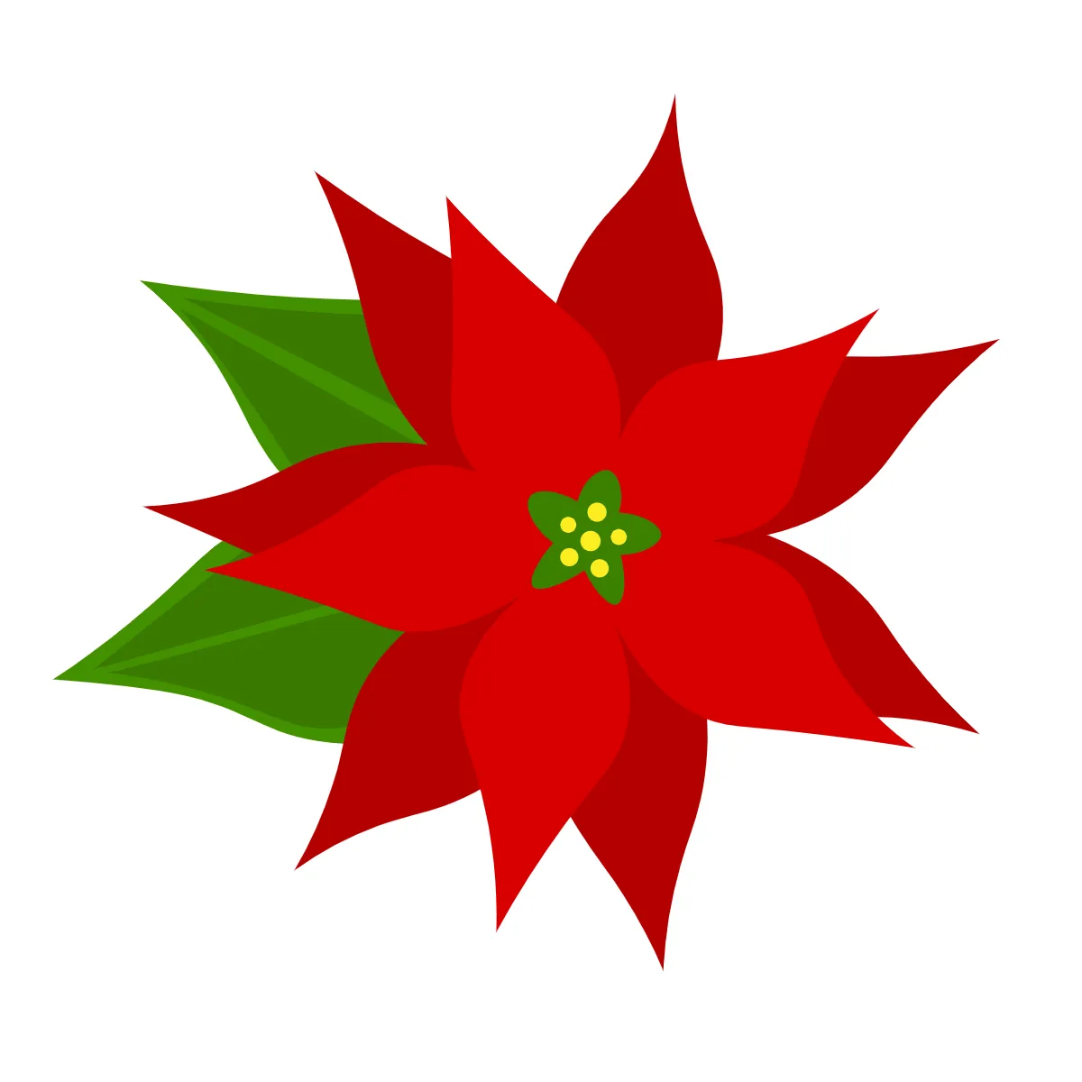 Free Poinsettia Petal Emblem Clipart Template to Edit Online